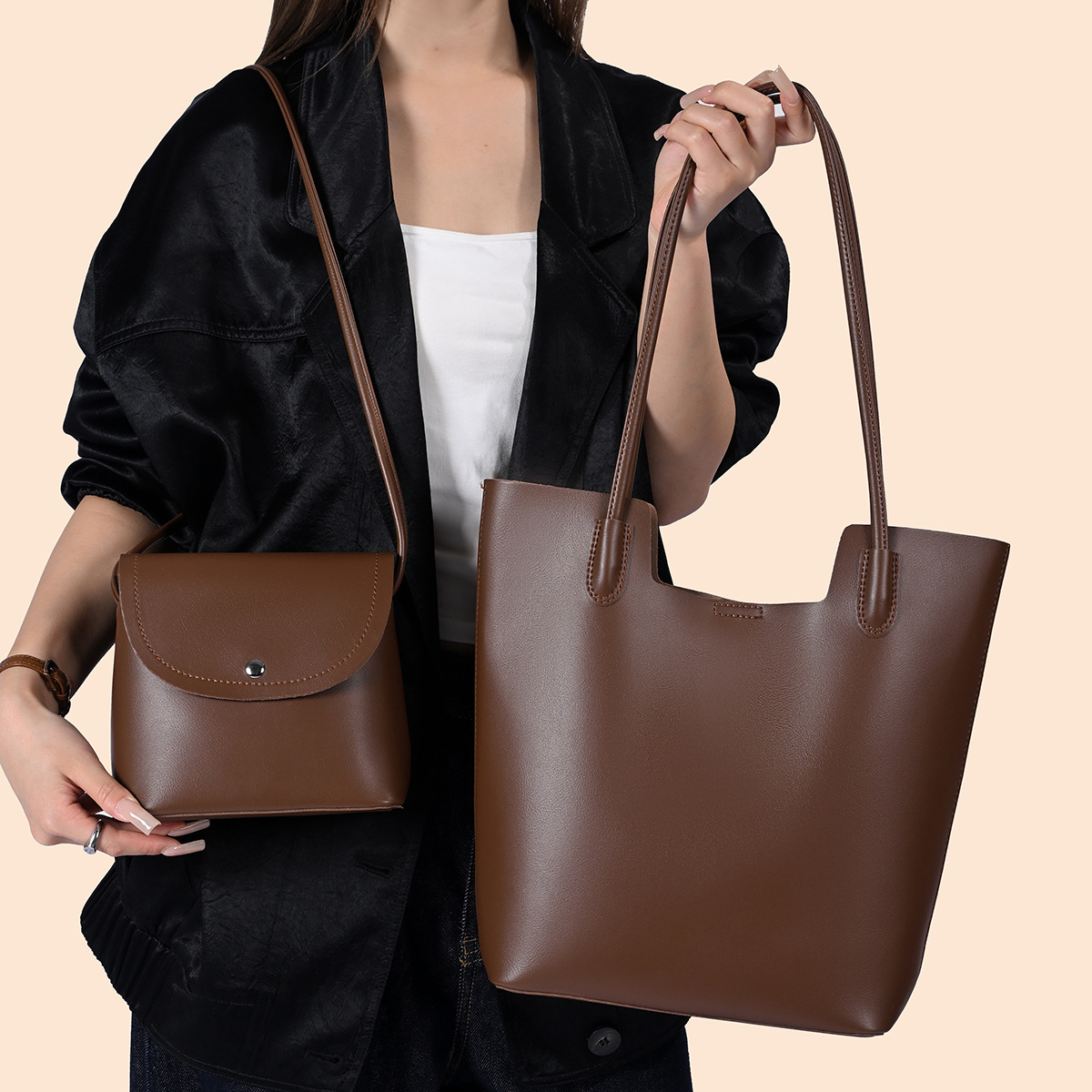 Women'S Bags Handbags - Bolsos de Hombro de Cuero PU