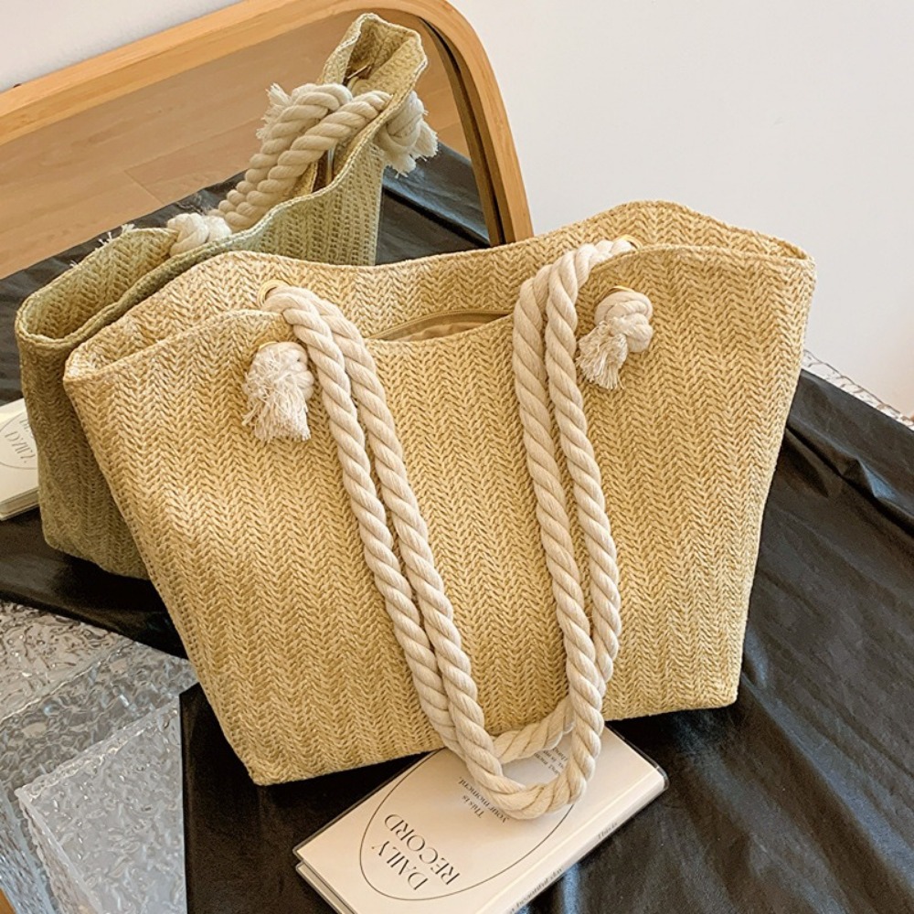 Bolsa de Playa de Verano, Gran - Women'S Raffia Bags reseña y precio