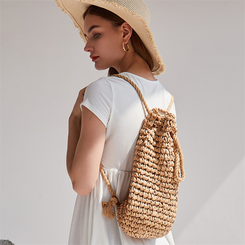 Mochilas informales de paja pa - Women'S Raffia Bags reseña y precio