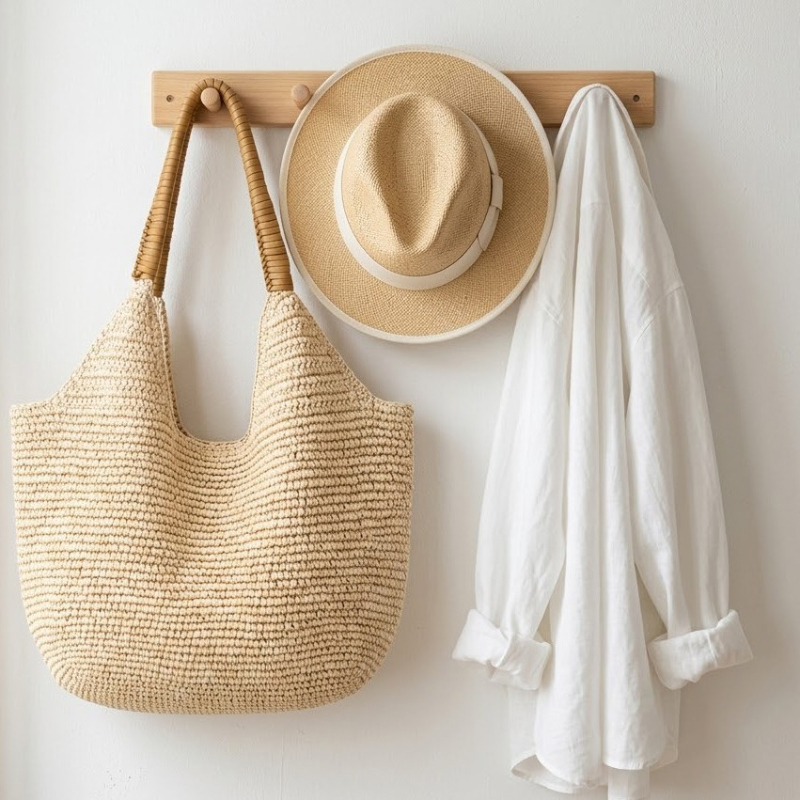 Bolso de Hombro de Rafia Tejid - Women'S Raffia Bags reseña y precio