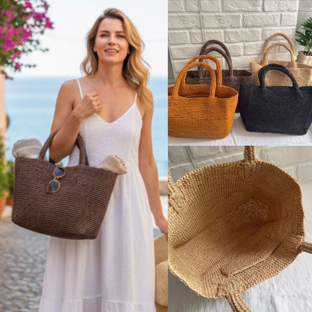 Nuevo Bolso de Rafia Hecho a M - Women'S Raffia Bags reseña y precio