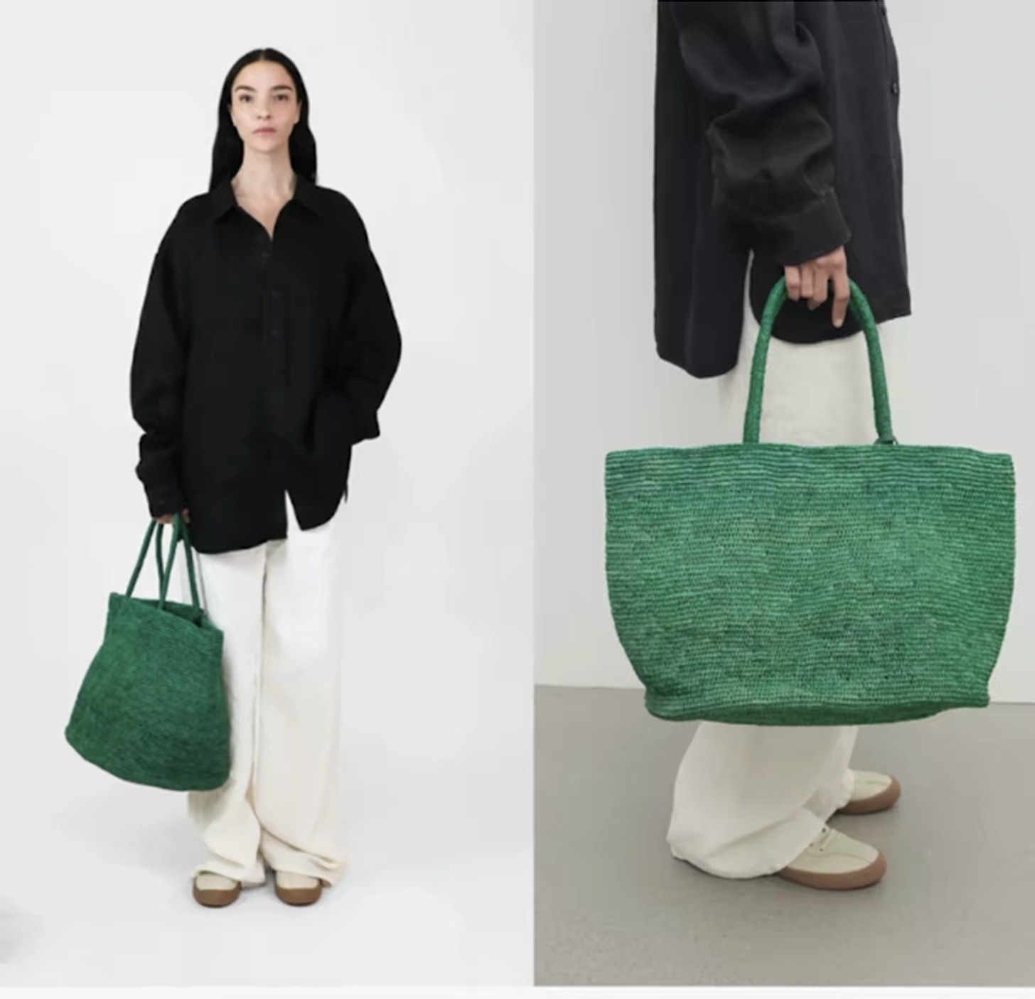 Bolso Tote de Rafia Hecho a Ma - Women'S Raffia Bags reseña y precio